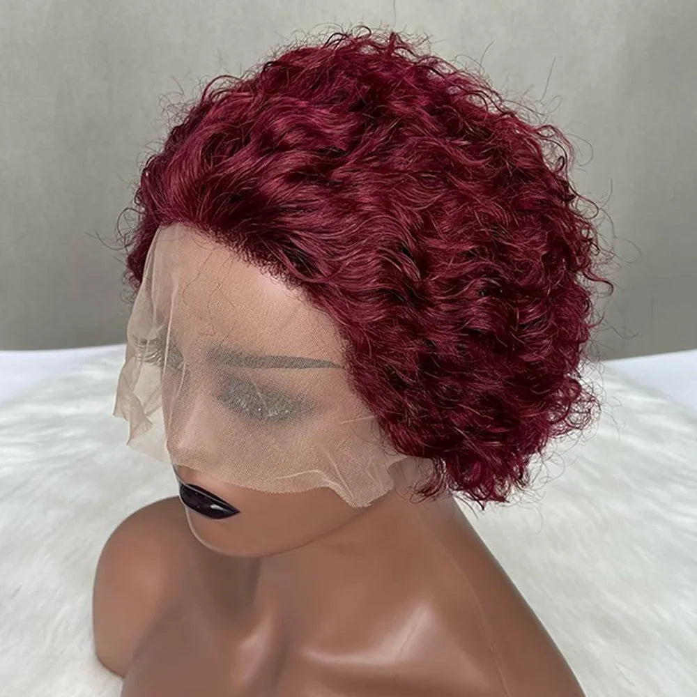 Pixie Cut Wig Human Hair 13x1 Lace Frontal Wigs  For Women Human Hair Short Bob Human Hair Wigs  Lace Front Human Hair Wig