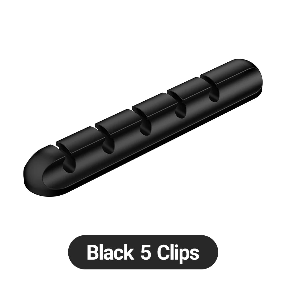Selbstklebende Kabelhalter Clips Kabelmanagement Kabelorganisator für Desktop USB-Ladekabel Nachttisch Netzkabel Mauskabel 1 Stk.