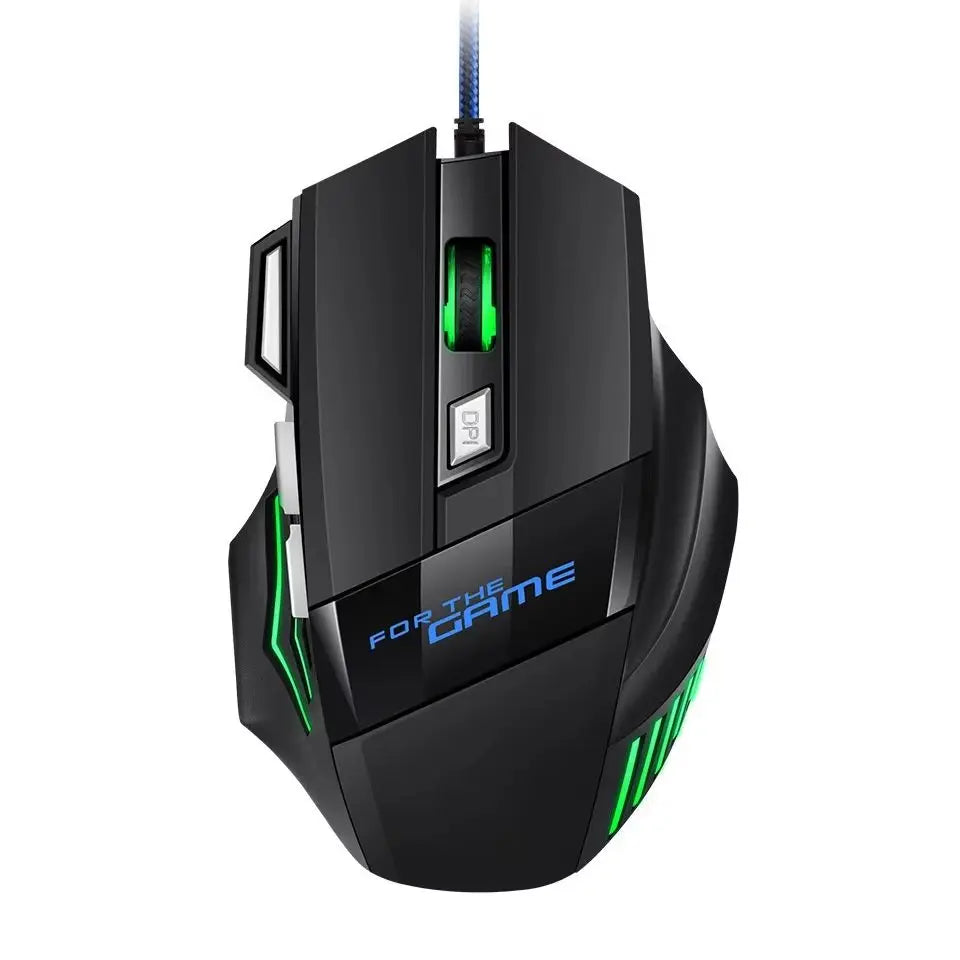 RGB Backlit Gaming USB Wired Optical Mouse DPI Adjustable Gamer Ergonomic Design USB PC Mouse For Computer Laptop Tablet