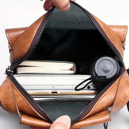 Unisex-Business-Umhängetasche, geeignet für Geschäftsreisen, aus PU-Material