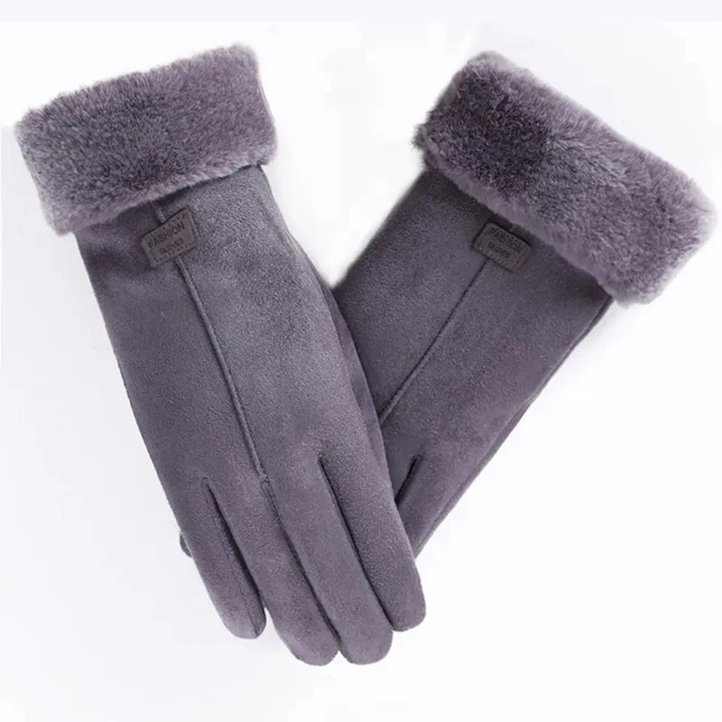 Neue Mode Handschuhe Herbst Winter Süße Flauschige Warme Fäustlinge Vollfingerhandschuhe Damen Outdoor Sport Damen Handschuhe Bildschirm