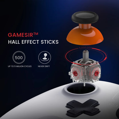 GameSir Nova Lite Kabelloser Gamepad-Controller mit Bluetooth, Dongle, Kabel für Switch, Android, iOS, PC & Steam-Spiele