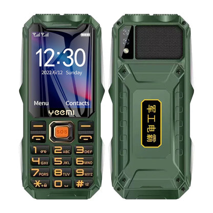 Q8 GSM 2G Robustes Mobiltelefon Großer Akku Doppelte Taschenlampe 2,4-Zoll-HD-Bildschirm Dual-SIM Große Tasten Günstiges Handy für Senioren