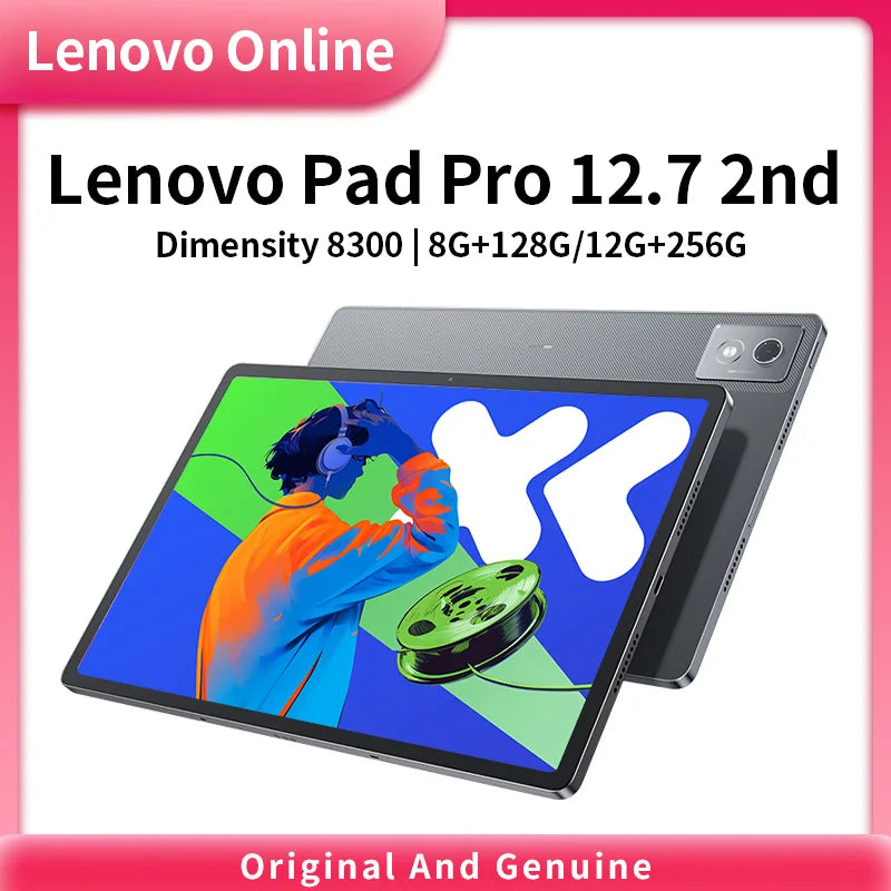 CN Rom Lenovo Pad Pro 12.7 Second Generation 2025 Version Video Entertainment Office Learn Game Tablet Android 2944*1840 LCD
