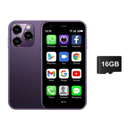SERVO 15SE Mini Smartphone 3G WCDMA Android System WiFi Hotspot Play Store 3.0" Display Kleine Palm-Smartphones Dual SIM Standby