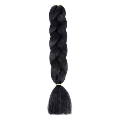 24Inch Synthetic Long Box Jumbo Braiding Hair Extensions Yaki Straight Texture for Women  Dreadlocks