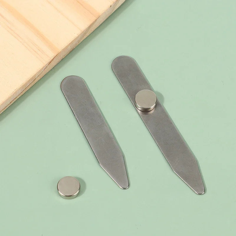 3 Größen Kragenstäbchen aus Edelstahl für Herren Kragenstütze Geschäftsgeschenk Hemdenversteifung Einsätze Befestigung