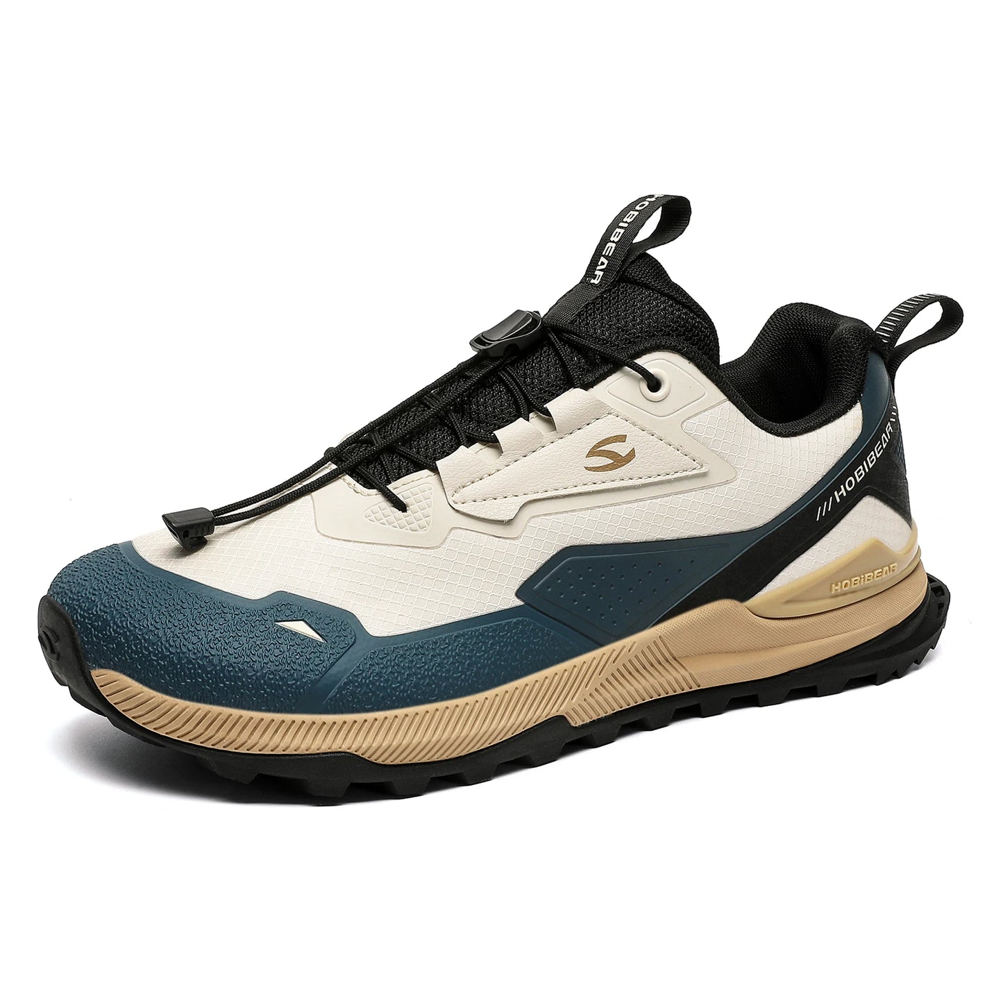 HOBIBEAR Wander- und Laufschuhe für Herren und Damen Elastisches Band Rutschfeste Sneaker Bequeme Outdoor-Reiseschuhe