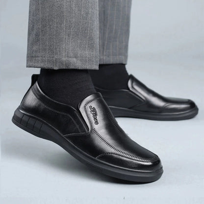 Herrenschuhe aus PU-Leder, elegante Loafer, große Größen, Freizeit, weich, Herren, Business, bequem, rutschfest, Autofahrerschuhe