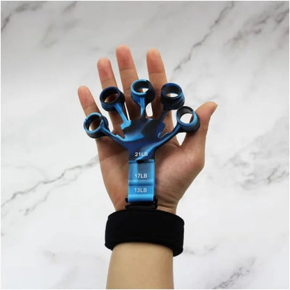 Finger Gripper, Finger Exerciser, Gitarren-Finger-Trainer, 6 Widerstandsstufen, Reha- und Physiotherapie-Tools, Handtrainer für Patienten