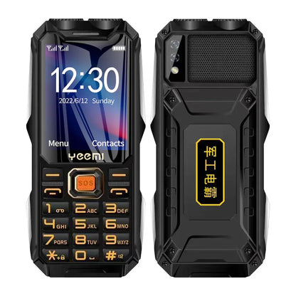 Q8 GSM 2G Robustes Mobiltelefon Großer Akku Doppelte Taschenlampe 2,4-Zoll-HD-Bildschirm Dual-SIM Große Tasten Günstiges Handy für Senioren