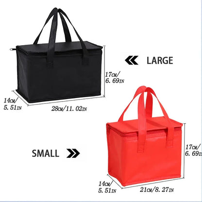 Tragbare Lunch-Kühltasche Faltbare Isolierung Picknick-Kühlbox Lebensmittel-Isoliertasche Getränketräger Isoliertaschen Bier-Liefertasche