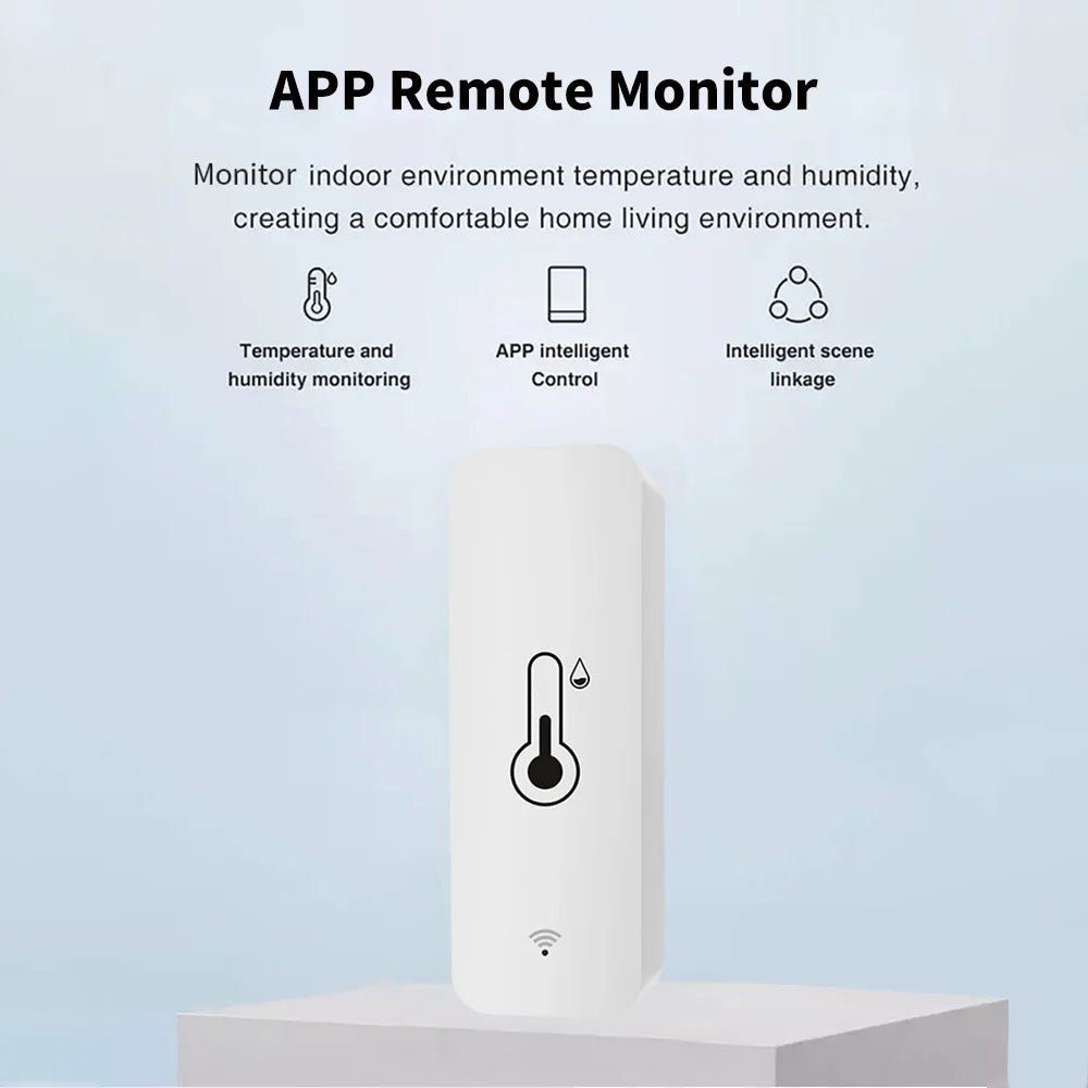 Tuya Smart WLAN Temperatur-Feuchtigkeitssensor Mini 2026 Neues Upgrade Kompatible APP Fernbedienung Thermometer Hygrometer