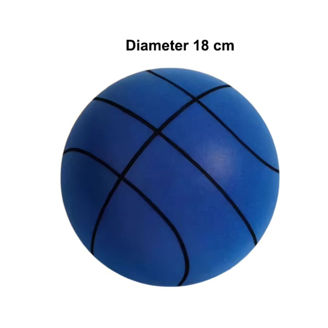 Lautloser Basketball Geräuschlos Geräuscharm Hohe Dichte Weicher PU-Schaum Quetschbarer Ball Indoor Stummer Prellender Basketball Kindersportspielzeug