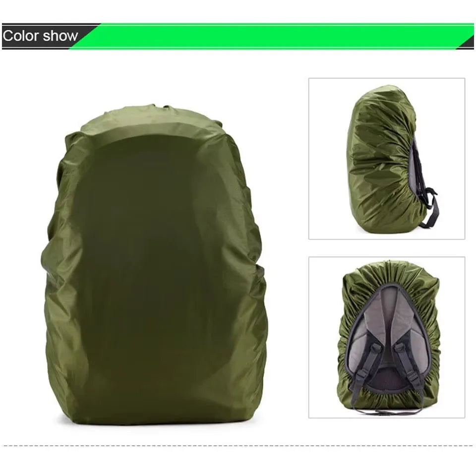 KoKossi 1 Stück 20-60L Kletterrucksack-Regenhülle Outdoor-Wandern Camping Rucksack Wasserdichte Abdeckung Rucksack Staubschutz Unisex