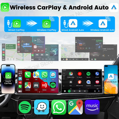 CarlinKit 5.0 Mini Ultra Wireless Adapter Kabelloses CarPlay Android Auto Für OEM-Fahrzeuge Plug and Play WiFi Bluetooth Auto-Verbindung