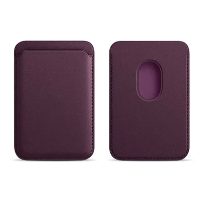 Universelle Leder Wallet Hülle Kartenhalter Magnetverschluss