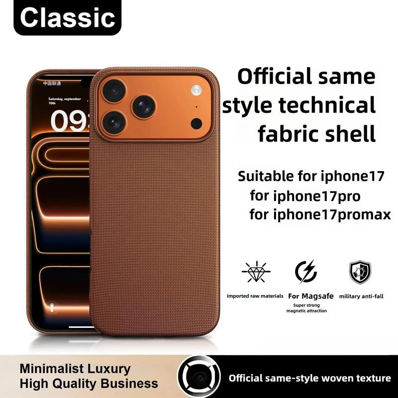Original High Quality Tech Woven Case For IPhone 18 17 16 15 14 13 12 11 Pro Max For Magsafe Magnetic TechWoven Protecter Cover