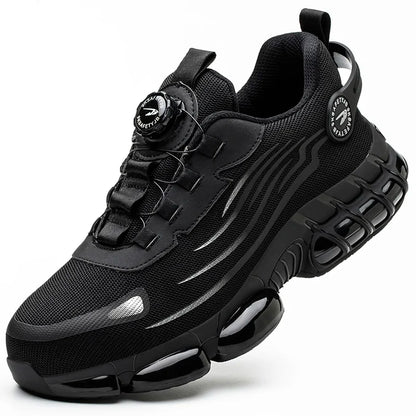Wasserdichte Sicherheitsstiefel Herren Unzerstörbare Stahlkappen-Arbeitsschuhe Stichfeste Antikollisions-Sicherheitsschuhe Biker Botas Para Hombre
