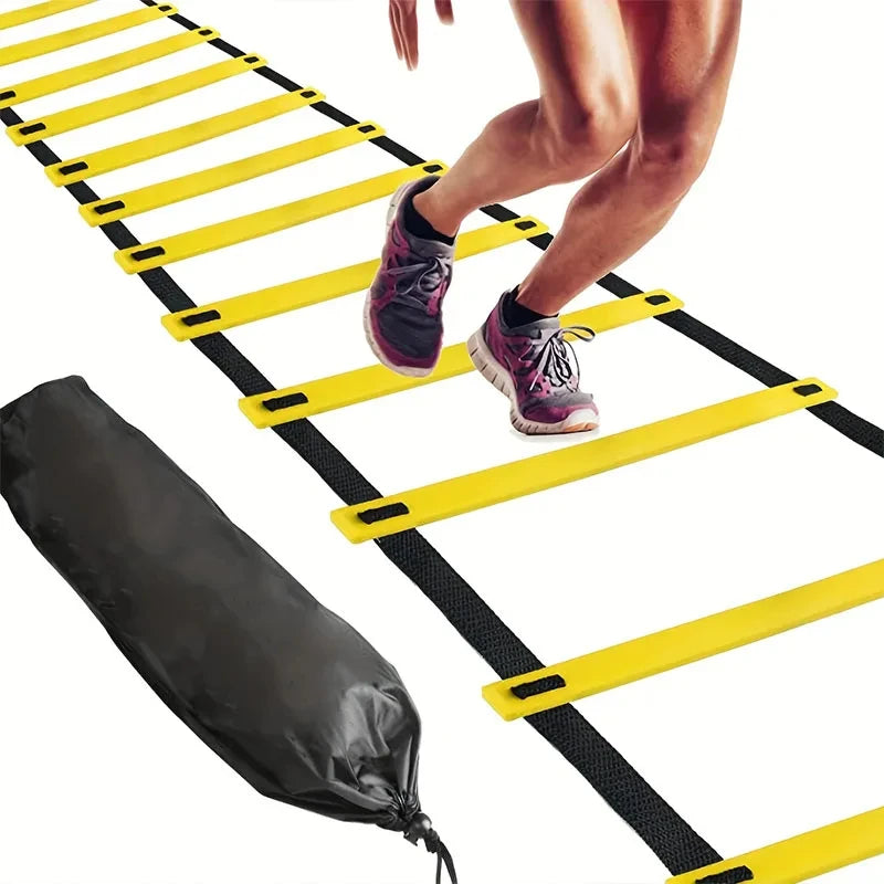 Agility Ladders Nylonbänder für Schnelligkeitstraining und Sport-Flexibilität Agility Fußball-Training Energie-Leiter Ausrüstung