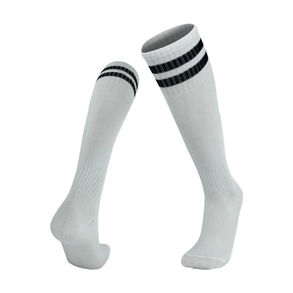Kinder Fußballsocken Sport Rutschfeste Lange Schlauch Fußballstrümpfe Basketball Atmungsaktive Kniestrümpfe Gestreifte Jungen Mädchen Socken