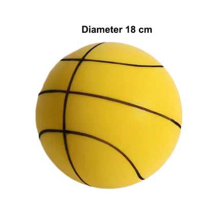 Lautloser Basketball Geräuschlos Geräuscharm Hohe Dichte Weicher PU-Schaum Quetschbarer Ball Indoor Stummer Prellender Basketball Kindersportspielzeug
