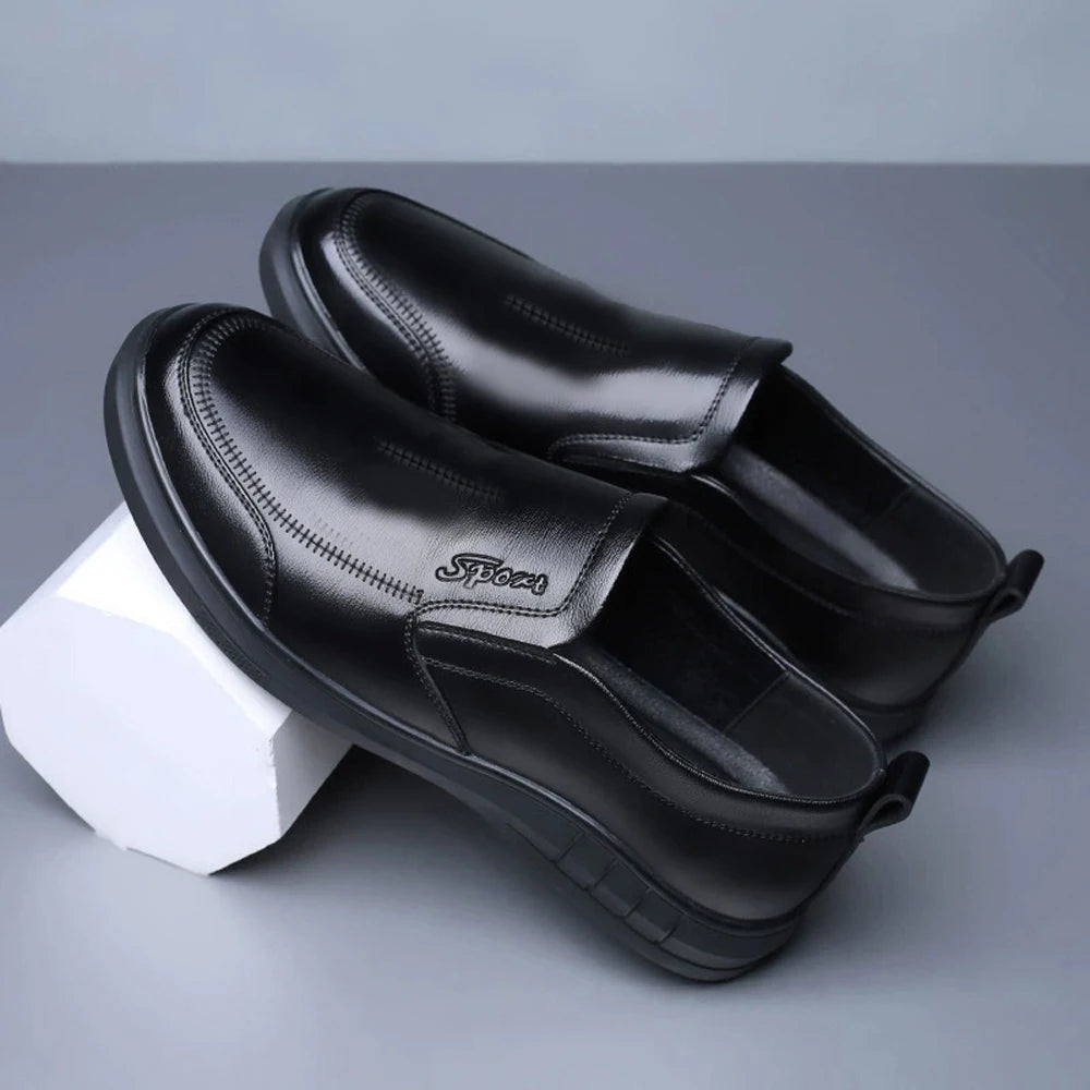 Herrenschuhe aus PU-Leder, elegante Loafer, große Größen, Freizeit, weich, Herren, Business, bequem, rutschfest, Autofahrerschuhe