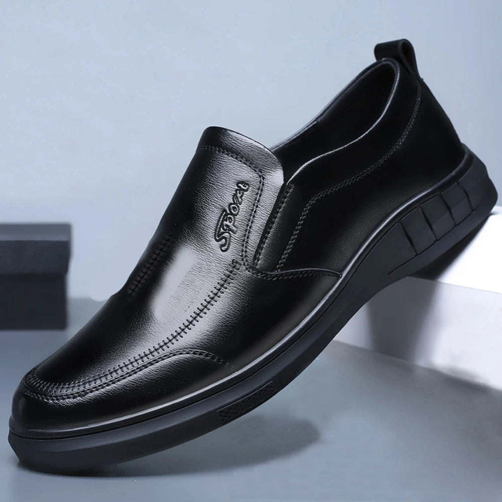 Herrenschuhe aus PU-Leder, elegante Loafer, große Größen, Freizeit, weich, Herren, Business, bequem, rutschfest, Autofahrerschuhe