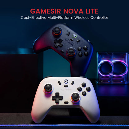 GameSir Nova Lite Kabelloser Gamepad-Controller mit Bluetooth, Dongle, Kabel für Switch, Android, iOS, PC & Steam-Spiele