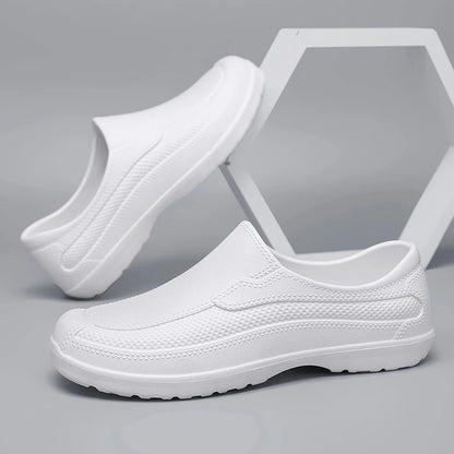 In-Stock Waterproof Food-Grade Shoes, Outdoor Work Safety Shoes, Waterproof and Wear-Resistant, Ultra-Light Slip-On Rain Shoes, Work Shoes