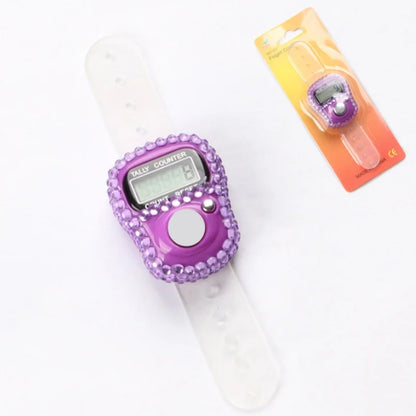 Resetierbarer Fingerzähler Ring Mini LCD Digitaler Display Zähler, Handzähler, Stichzähler, Stricken, Runden, Angeln, Golf und Reihe