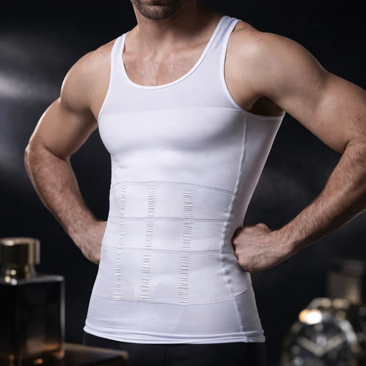 Men Compression Body Shaper Vest Seamless Slimming Tank Top Waist Trainer Belly Control Undershirt Shapewear Weight Loss Shirt