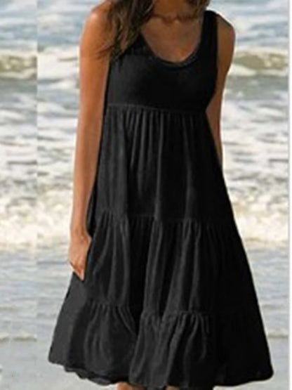 Sexy Trägerkleid Damen Mode Elegant Einfarbig Eng Anliegend Ärmellos Rückenausschnitt Schlitz Kleid Party Nachtclub Midi Kleider Weiblich