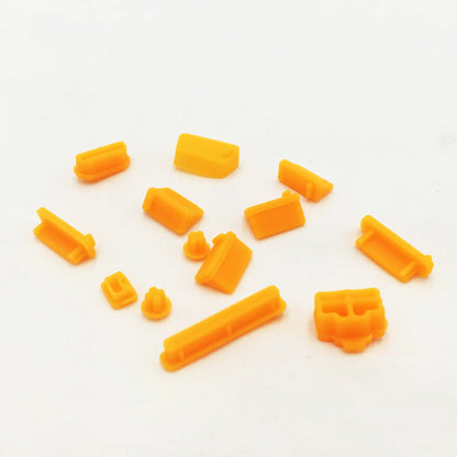 16-teiliges Set universeller staubdichter Notebook-Anschlussstecker Silikon-Protektor USB elastischer Laptop-Computer-Abdeckungsstopper