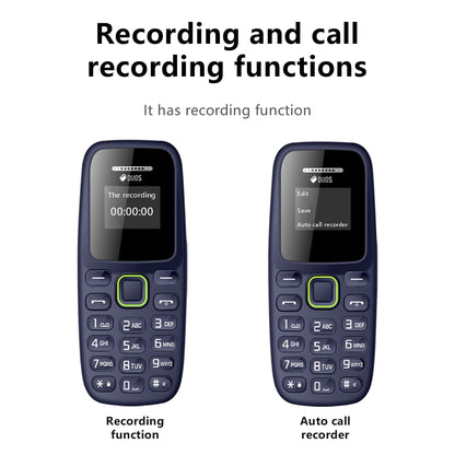 BM310 Kleine Mobiltelefone Entsperrt Bluetooth-Kopfhörer Telefon Geringe Strahlung Automatische Anrufaufzeichnung Dual-SIM Kleines Handy