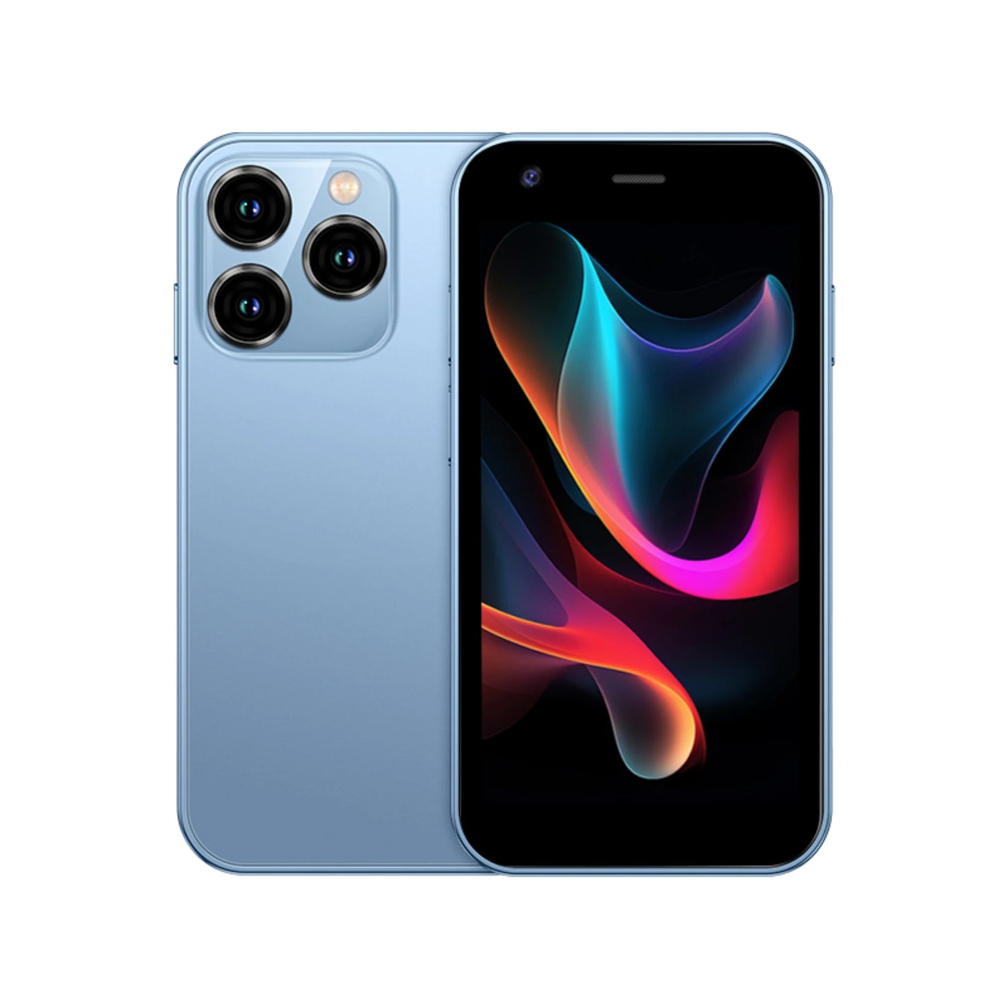 SERVO Mini Smartphone 3,0" Display 2GB+16GB 3G WCDMA Gesichtserkennung WiFi GPS Play Store Android Smartphone Dual-SIM Standby