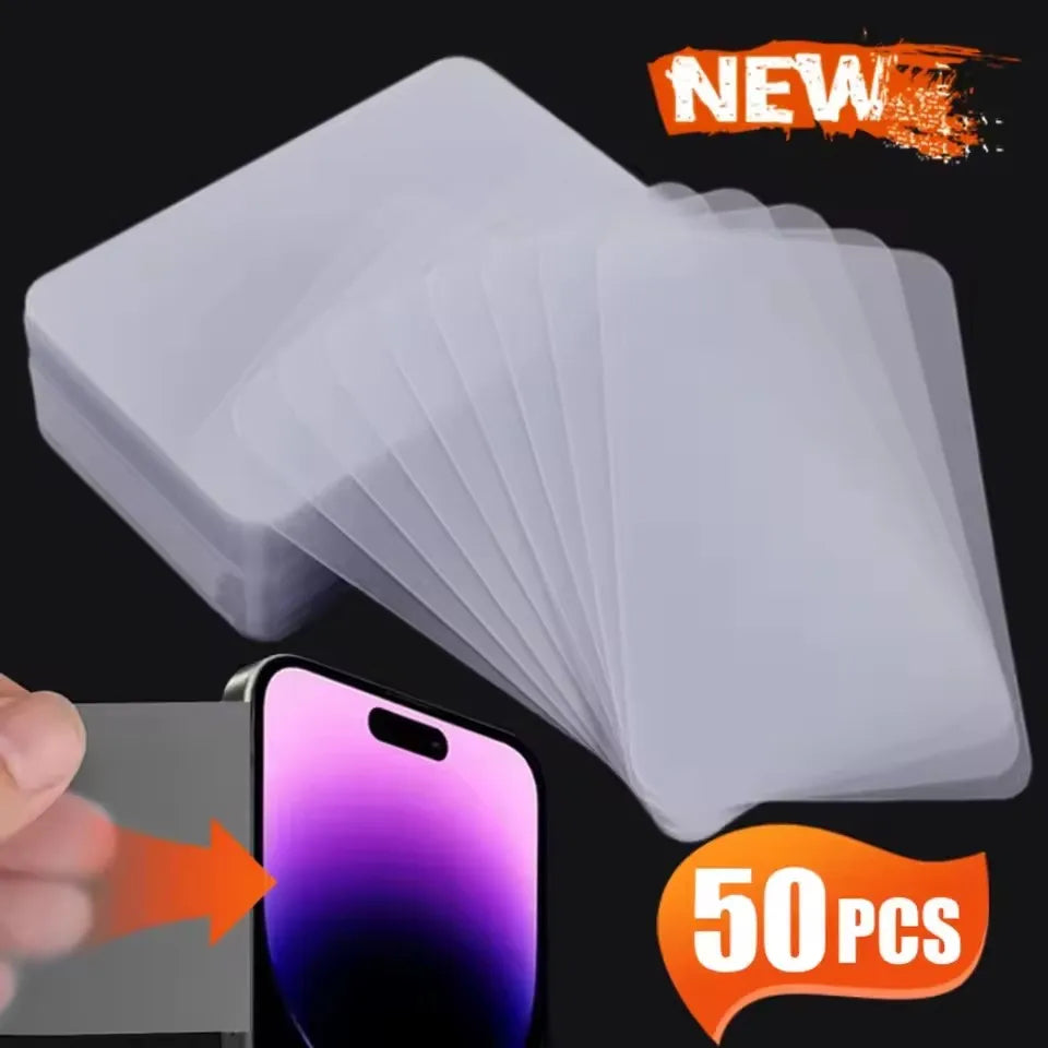 1-100PCS Plastic Card Phone Screen Opener Ultra Thin Flexible Pry Removal Tool Clear Repair Cards for Mobile Tablet LCD Screen