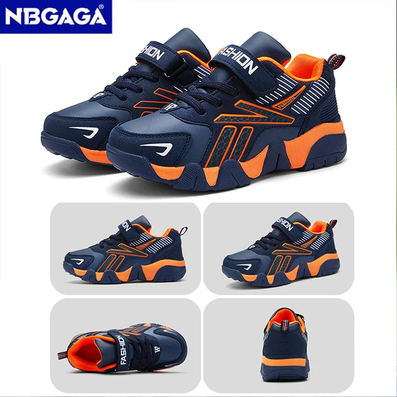Kinder Jungen Schuhe Schule Sport Mode Leder Für Kinder Tennis Lässig Turnschuhe Kinder Jungen Laufen 7-12 Jahre Laufschuh