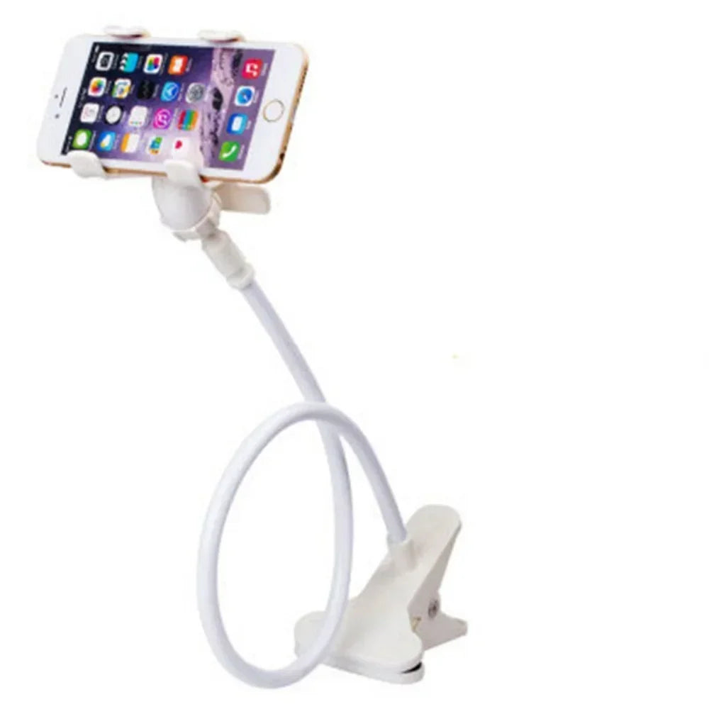 Verstellbarer Handyhalter mit langem Arm | Universelle Bett-Schreibtischhalterung | Passend für iPhone Samsung Xiaomi Huawei alle Modelle