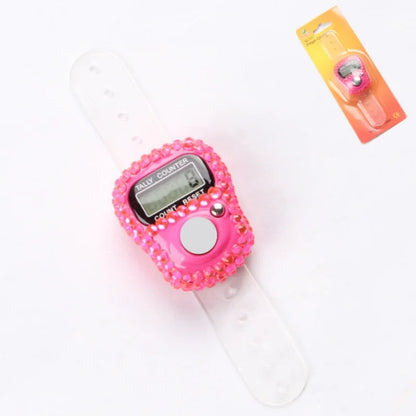 Resetierbarer Fingerzähler Ring Mini LCD Digitaler Display Zähler, Handzähler, Stichzähler, Stricken, Runden, Angeln, Golf und Reihe