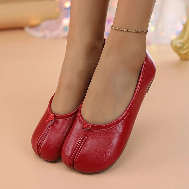 2026 Ganzjährige neue Damen Sanfte Flats mit flacher Sohle - Schleife Bequeme Mutter-Schuhe, verschiedene Optionen verfügbar Freizeitschuhe
