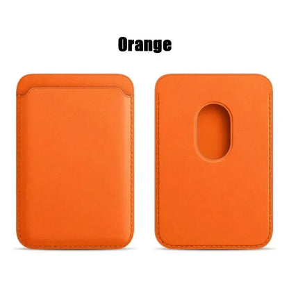 Universelle Leder Wallet Hülle Kartenhalter Magnetverschluss