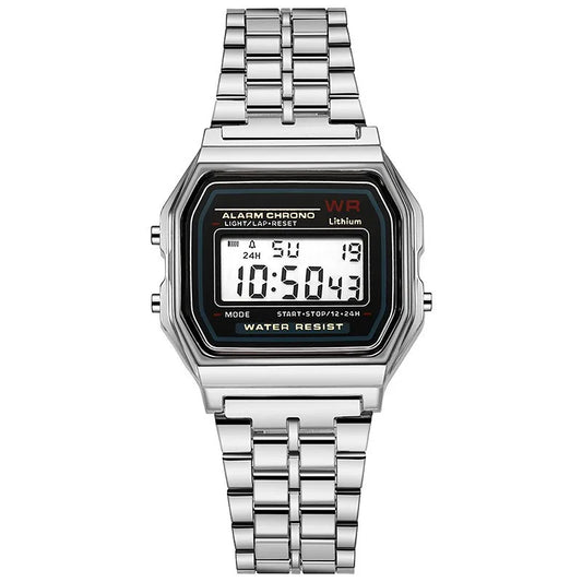 Luxus Roségold Damen Uhren Elektronische Digitalanzeige Retro Stil Uhr Herren Relogio Masculin Reloj Hombre homme