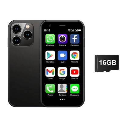 SERVO 15SE Mini Smartphone 3G WCDMA Android System WiFi Hotspot Play Store 3.0" Display Kleine Palm-Smartphones Dual SIM Standby