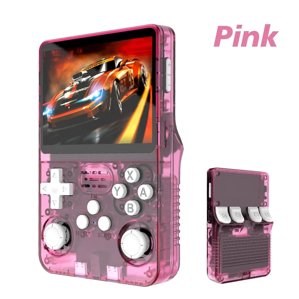 R36S Retro Handheld-Videospielkonsole Linux-System 3,5 Zoll IPS-Bildschirm 3000mAh Akku 64G/128G TF-Karte Vorinstallierte Spiele