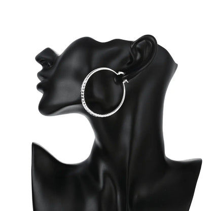 Ohrringe 3CM Kreis-Creolen für Damen, modisch, hübsch, Hochzeit, Party, Schmuck, Weihnachtsgeschenke