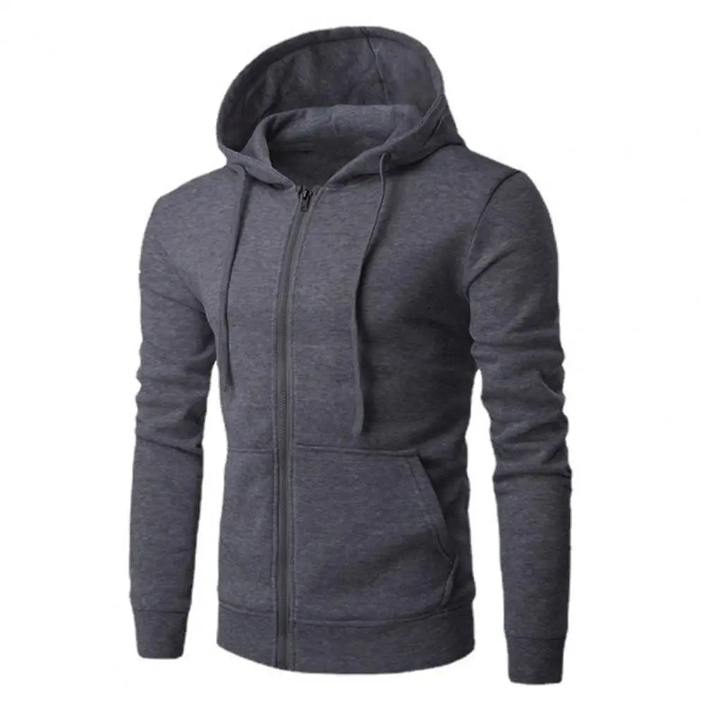 Herren-Sweatshirts Herbst Langarm Jacke Hoodie Reißverschluss Jacke Herren Hoodies Sweatshirt Slim Fit Herrenbekleidung