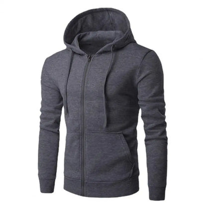 Herren-Sweatshirts Herbst Langarm Jacke Hoodie Reißverschluss Jacke Herren Hoodies Sweatshirt Slim Fit Herrenbekleidung