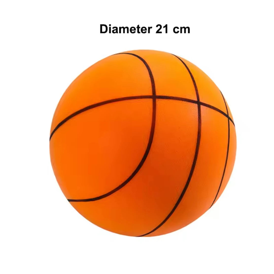 Lautloser Basketball Geräuschlos Geräuscharm Hohe Dichte Weicher PU-Schaum Quetschbarer Ball Indoor Stummer Prellender Basketball Kindersportspielzeug