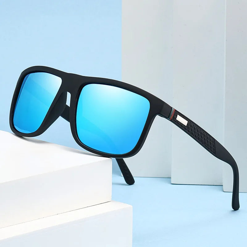 Fashion Vintage Square Polarized Sunglasses Men Women Luxury Brand Designer Men's Sun Glasses Driving Fishing UV400 Eyewear Man